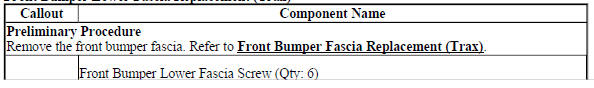 Front Bumper Lower Fascia Replacement (Encore)