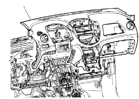 Fig. 47: Instrument Panel And Electrical Harness Assembly