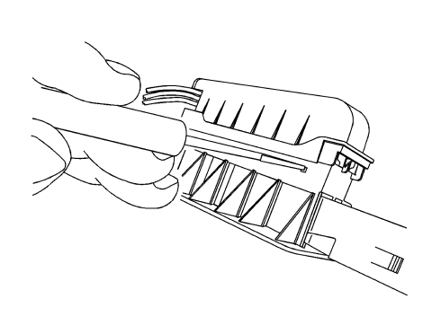 Fig. 29: Sunshade Support Assembly