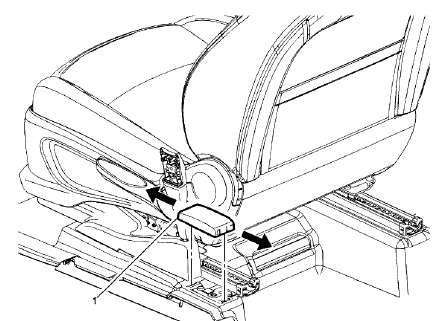 Fig. 4: Front Seat Riser Finish Cover