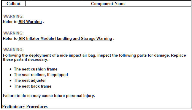Airbag Side Impact Sensor Replacement (Encore)