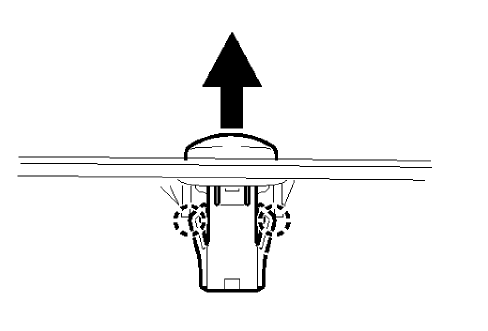 Fig. 20: Front Side Door Window Switch (Passenger Side)