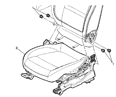 Fig. 19: Driver Or Passenger Seat Cushion Frame