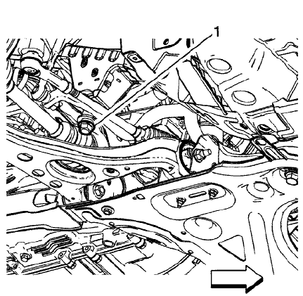 Fig. 13: Upper Frame Suspension Retaining Bolts
