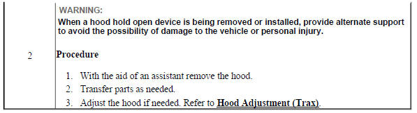 Hood Replacement (Encore)