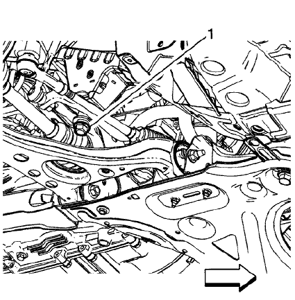 Fig. 20: Upper Frame Suspension Retaining Bolts