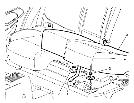 Fig. 32: Rear Seat Cushion