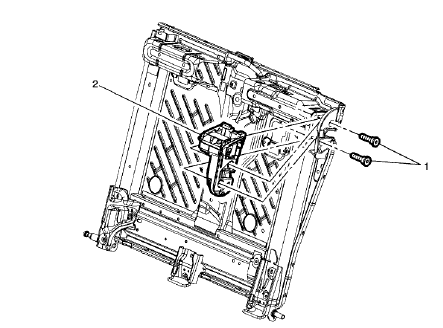 Fig. 33: Rear Seat Latch