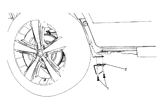 Fig. 31: Rear Wheelhouse Panel Air Deflector