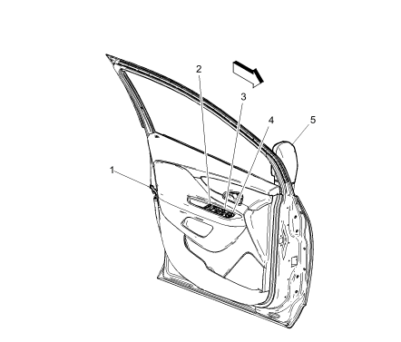 Fig. 22: Liftgate Emblem/Nameplate (Encore AWD)