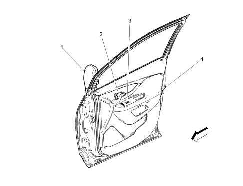 Fig. 24: Front Grille (Encore)
