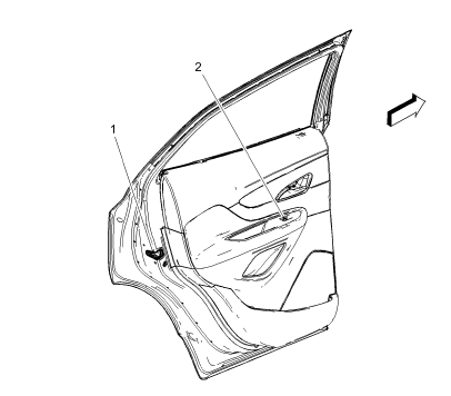 Fig. 26: Front Upper Grille (Encore)