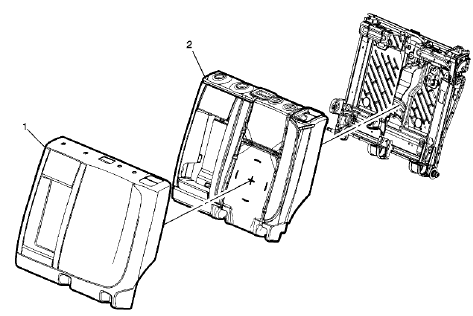 Fig. 41: Rear Seat Back Cushion Cover And Pad (60%)
