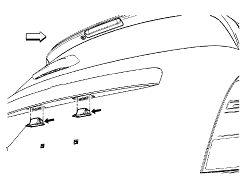 Fig. 51: Rear License Plate Lamp