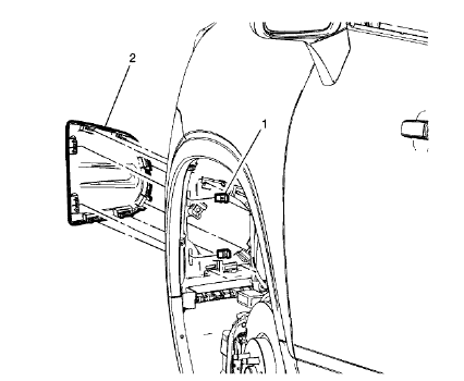 Fig. 37: Front Fog Lamp Cover (Encore Except T3U)