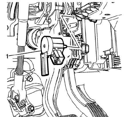 Fig. 3: Brake Pedal Position Sensor