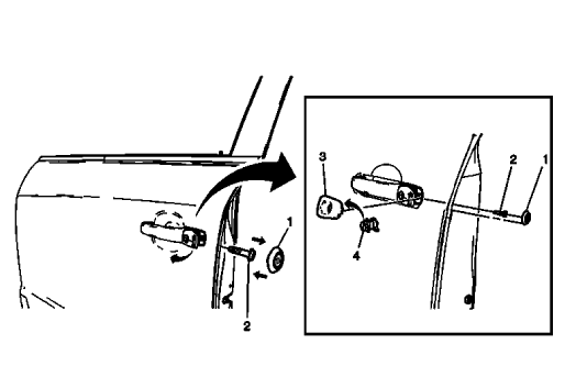 Fig. 11: Front Side Door Lock Cylinder